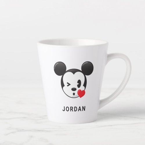 Trendy Mickey  Flirty Emoji Latte Mug