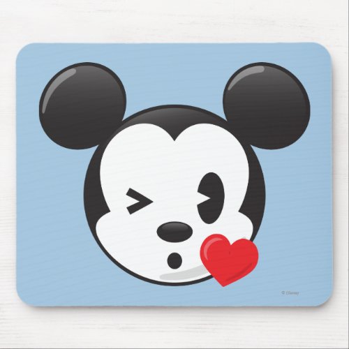 Trendy Mickey  Flirty Emoji Mouse Pad