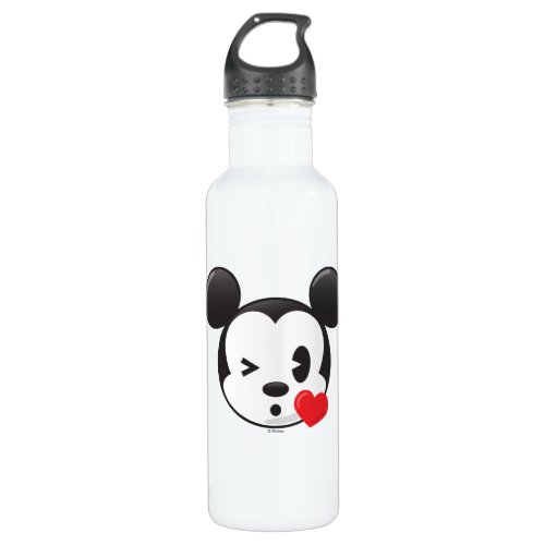 Trendy Mickey  Flirty Emoji Stainless Steel Water Bottle