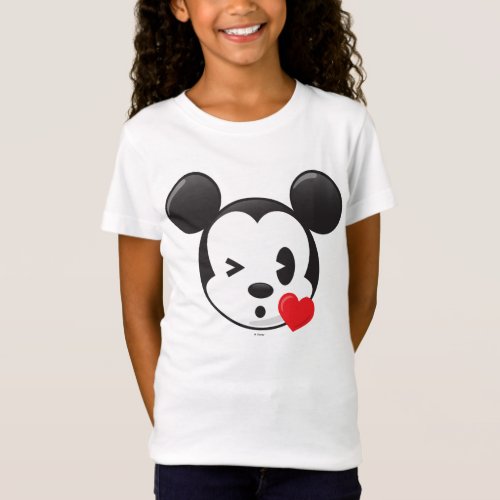 Trendy Mickey  Flirty Emoji T_Shirt