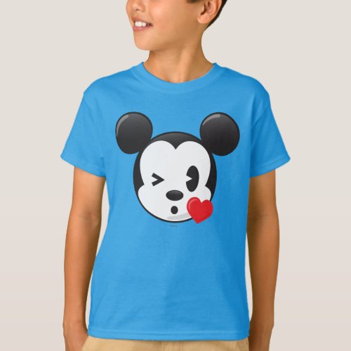 Trendy Mickey  Flirty Emoji T_Shirt