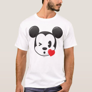 Trendy Mickey Flirty Emoji T-Shirt