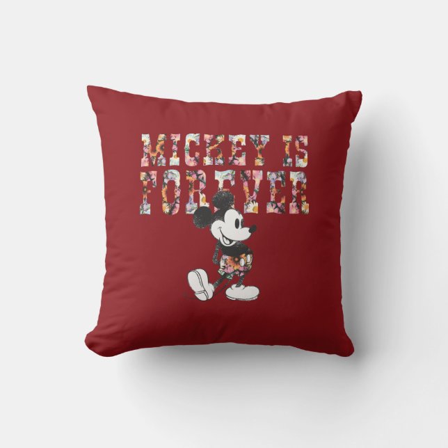 Trendy Mickey | Forever Throw Pillow (Front)