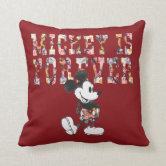 Classic Mickey, Distressed Throw Pillow, Zazzle