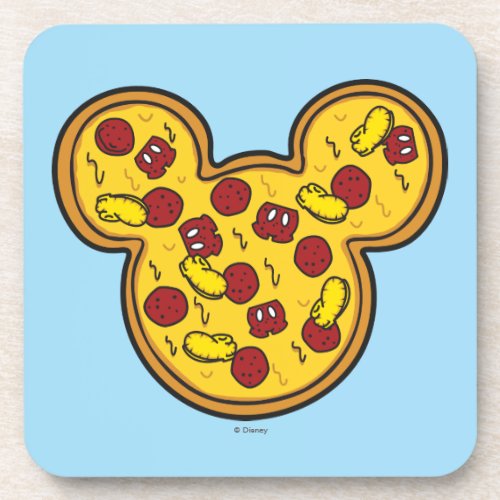 Trendy Mickey  Head_Shaped Pizza Coaster