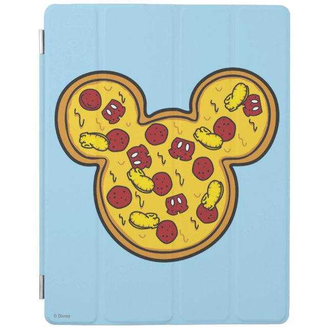 Trendy Mickey | Head-Shaped Pizza iPad Smart Cover (Front)