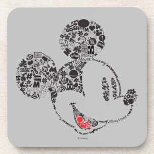 Trendy Mickey   Icons & Phrases Beverage Coaster