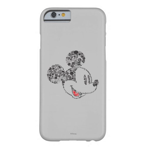 Trendy Mickey  Icons  Phrases Barely There iPhone 6 Case