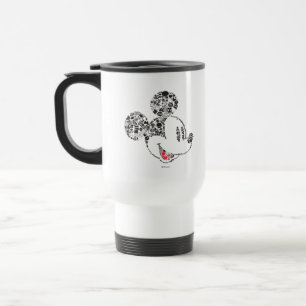 Trendy Mickey   Icons & Phrases Travel Mug