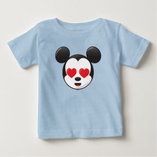 Trendy Mickey In Love Emoji Baby T-Shirt