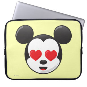 Trendy Mickey In Love Emoji Laptop Sleeve