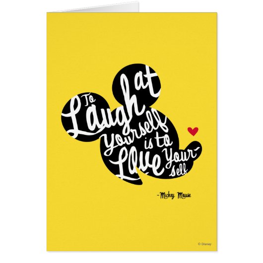 Trendy Mickey | Laugh At Yourself Cards (Front)