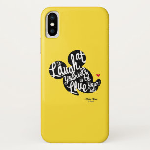 Trendy Mickey   Laugh At Yourself iPhone X Case