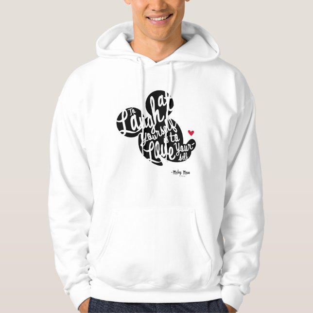 Trendy Mickey | Laugh At Yourself Hoodie (Front)