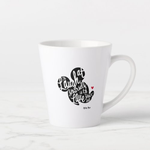Trendy Mickey  Laugh At Yourself Latte Mug