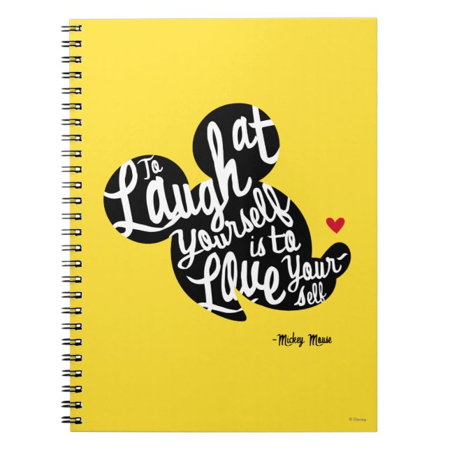 Trendy Mickey | Laugh At Yourself Notebook (Front)