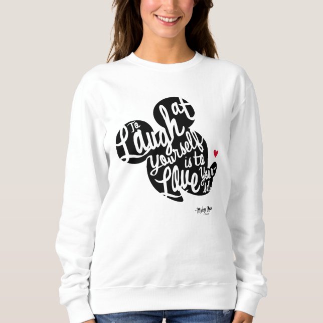 Trendy Mickey | Laugh At Yourself Sweatshirt (Front)