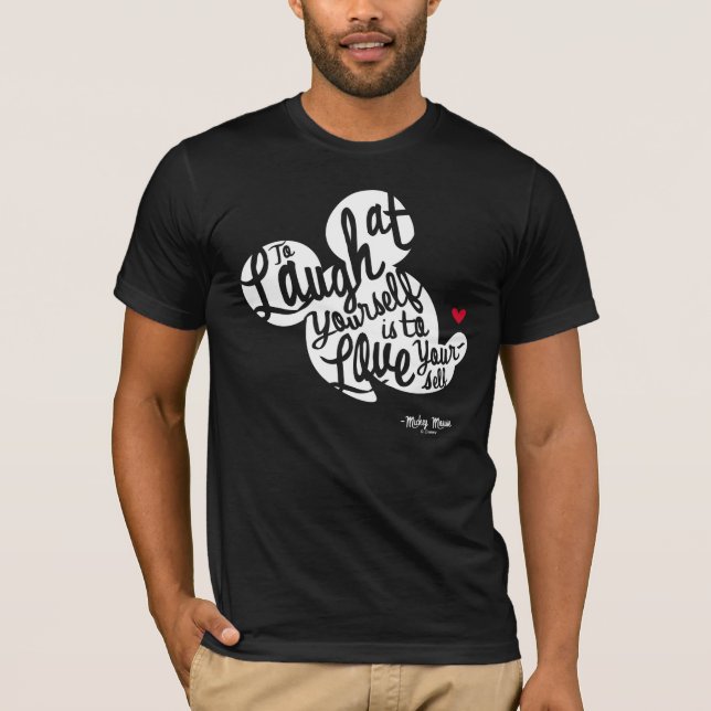 Trendy Mickey | Laugh At Yourself T-Shirt (Front)