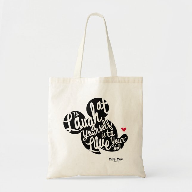 Trendy Mickey | Laugh At Yourself Tote Bag (Front)