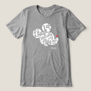 Trendy Mickey Laugh At Yourself Tri-Blend Shirt