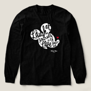 Trendy Mickey Laugh At Yourself Tri-Blend Shirt