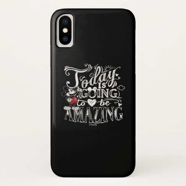 Trendy Mickey | Today Is Going To Be Amazing Case-Mate iPhone Case (Back)