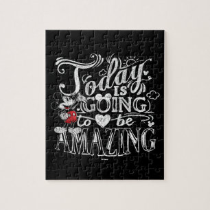 Trendy Mickey   Today Is Going To Be Amazing Jigsaw Puzzle