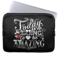 Trendy Mickey | Today Is Going To Be Amazing Laptop Sleeve