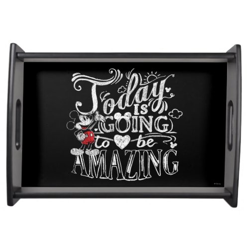 Trendy Mickey  Today Is Going To Be Amazing Serving Tray