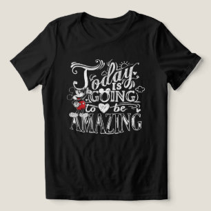 Trendy Mickey Today Is Going To Be Amazing Tri-Blend Shirt