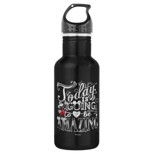 Trendy Mickey  Today Is Going To Be Amazing Water Bottle