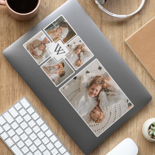 Trendy Minimalist Collage Fathers Photo Daddy Gift HP Laptop Skin