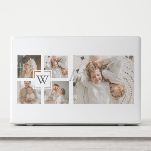 Trendy Minimalist Collage Fathers Photo Daddy Gift HP Laptop Skin