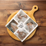 Trendy Minimalist Collage Fathers Photo Daddy Gift Kitchen Towel<br><div class="desc">Looking for a unique and stylish way to honor the father figure in your life? Check out our trendy minimalist collage featuring a collection of beautiful photographs of dads. With its clean lines and elegant design, this collage is the perfect way to showcase the special bond between fathers and their...</div>