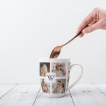 Trendy Minimalist Collage Fathers Photo Daddy Gift Latte Mug<br><div class="desc">Looking for a unique and stylish way to honor the father figure in your life? Check out our trendy minimalist collage featuring a collection of beautiful photographs of dads. With its clean lines and elegant design, this collage is the perfect way to showcase the special bond between fathers and their...</div>