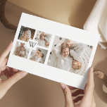 Trendy Minimalist Collage Fathers Photo Daddy Gift Postcard<br><div class="desc">Looking for a unique and stylish way to honor the father figure in your life? Check out our trendy minimalist collage featuring a collection of beautiful photographs of dads. With its clean lines and elegant design, this collage is the perfect way to showcase the special bond between fathers and their...</div>