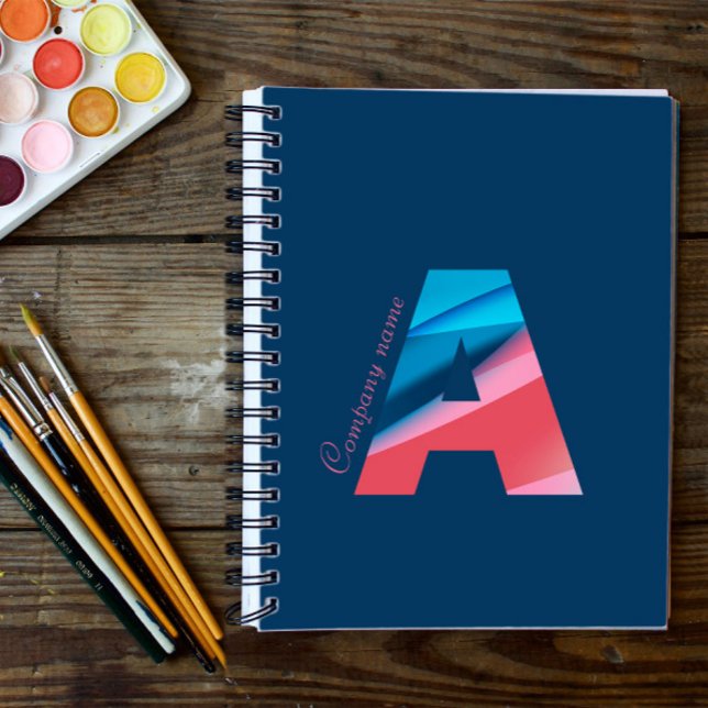 Trendy minimalist colorful logo  notebook (Creator Uploaded)