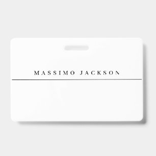 Trendy Minimalist Elegant Professional Serif Font Badge