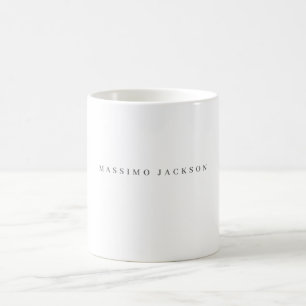 Trendy Minimalist Elegant Professional Serif Font Coffee Mug