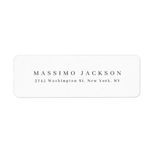 Trendy Minimalist Elegant Professional Serif Font Label