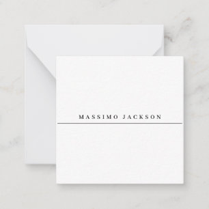 Trendy Minimalist Elegant Professional Serif Font Note Card