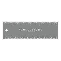 Trendy Minimalist Minimalist 6 inch Grey Ruler