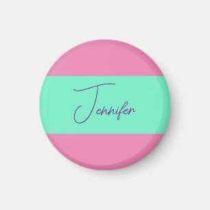 Trendy Minimalist Modern Plain Simple Pastel Color Magnet