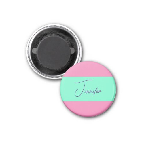 Trendy Minimalist Modern Plain Simple Pastel Color Magnet