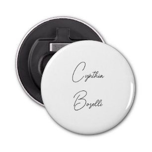 Trendy Minimalist Modern Plain Simple Template Bottle Opener