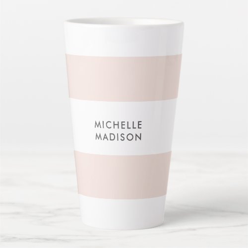 Trendy Minimalist Professional Plain Latte Mug