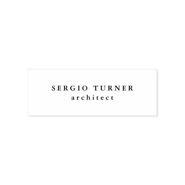 Trendy Minimalist Professional Self-inking Stamp (Design)