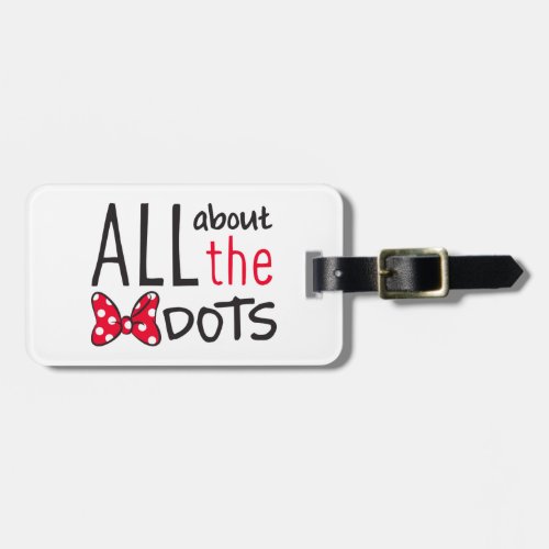 Trendy Minnie  All About The Dots Luggage Tag