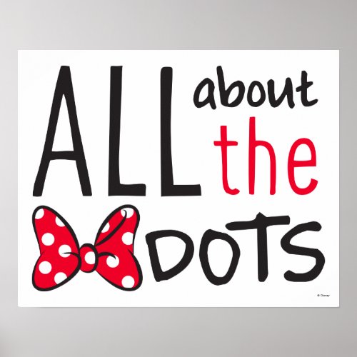 Trendy Minnie  All About The Dots Poster