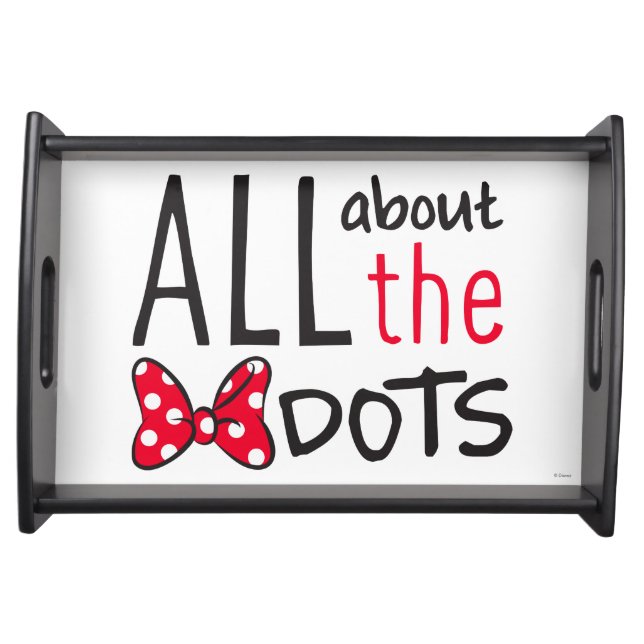 Trendy Minnie | All About The Dots Serving Tray (Front)